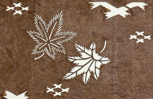 楓（かえで）・楓文（かえでもん）が彫られた伊勢型紙