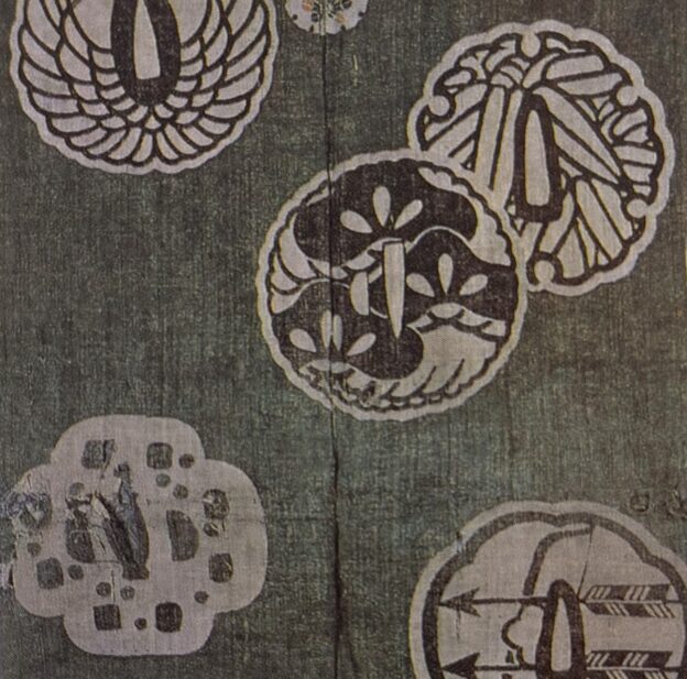 鍔文（つばもん）が表現された「鍔尽文肩衣」