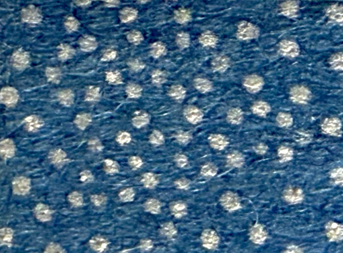 江戸小紋の五役の一つとされる大小霰（だいしょうあられ）