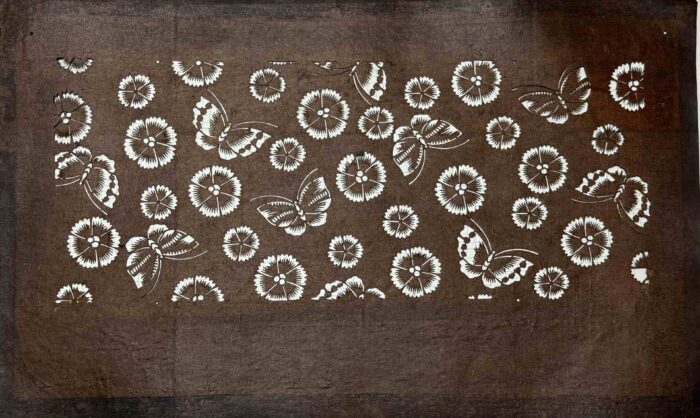 蝶文（ちょうもん）が彫られた伊勢型紙